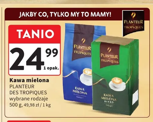 Kawa mielona Planteur des Tropiques promocja w Intermarche