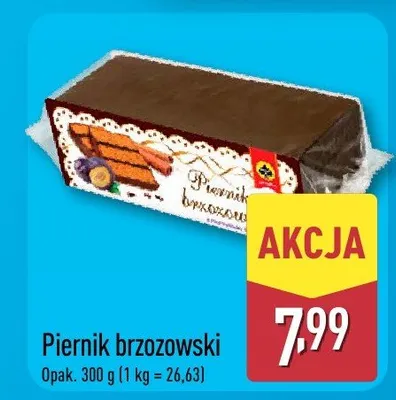 Piernik brzozowski promocja w Aldi