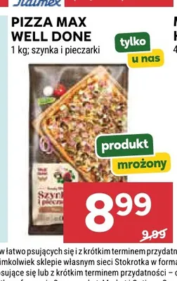 Pizza Max szynka i pieczarki Well Done promocja w Stokrotka