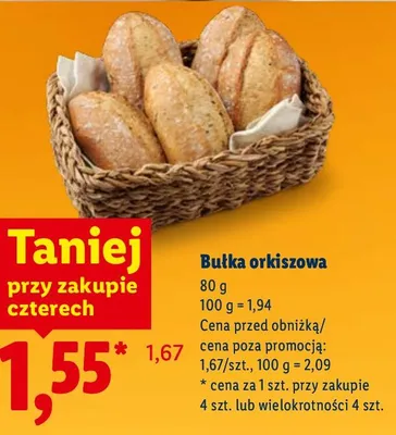 Bułka orkiszowa promocja w Lidl