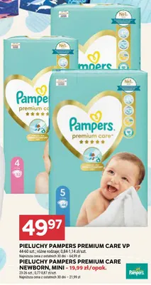Pieluchy Pampers Premium Care Mini promocja w Stokrotka