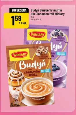 Budyń o smaku Cinnamon Roll Winiary promocja w POLOmarket