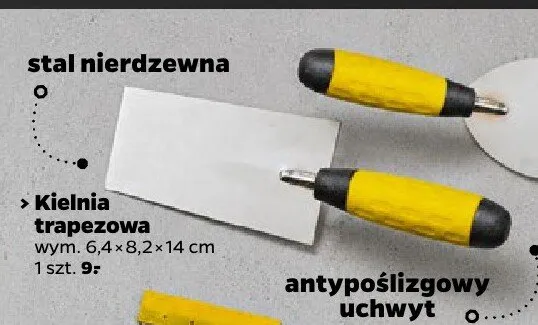 Kielnia trapezowa promocja w Netto