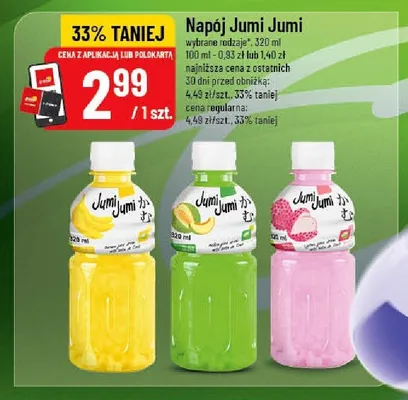 Napój Jumi Jumi promocja w POLOmarket