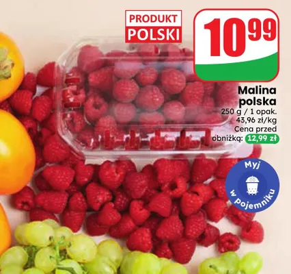 Maliny polskie promocja w Dino