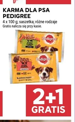 Karma dla psa Pedigree 4-pak promocja w Stokrotka