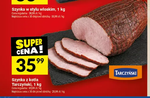 Szynka z kotła Tarczyński promocja w Twój Market