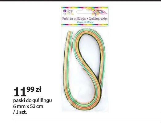 Paski do quillingu 6 mm x 53 cm promocja w Empik
