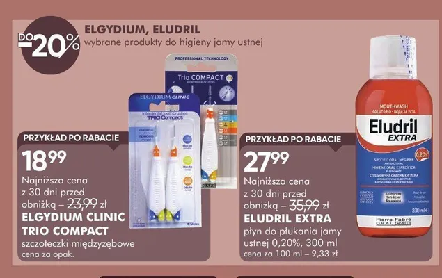 Płyn do płukania jamy ustnej Eludril Extra promocja w Super-Pharm