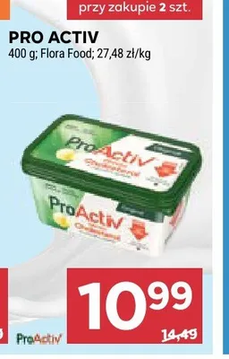 Margaryna Pro Activ Flora Food promocja w Stokrotka