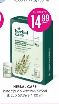 Kuracja do włosów skrzyp Herbal Care promocja w Drogerie Jasmin