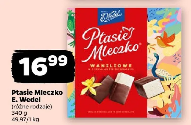 Ptasie Mleczko waniliowe promocja w Netto