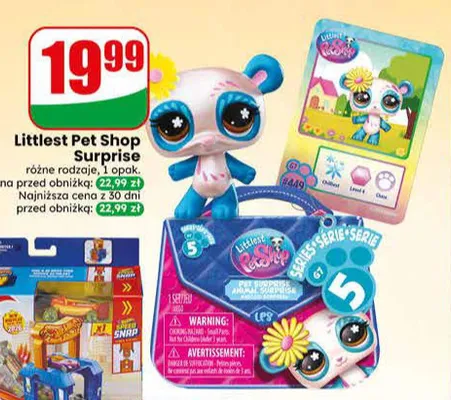 Zabawka Littlest Pet Shop Surprise promocja w Dino