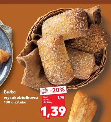 Bułka wysokobiałkowa promocja w Kaufland