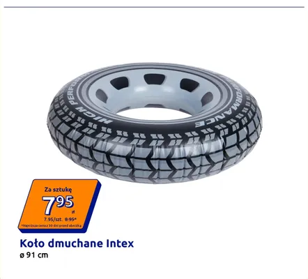 Koło dmuchane Intex ø 91 cm promocja w Action