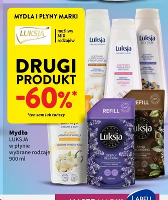 Mydło w płynie Luksja promocja w Intermarche