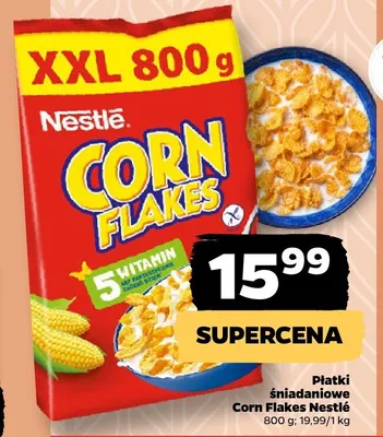 Płatki śniadaniowe Corn Flakes Nestlé promocja w Netto