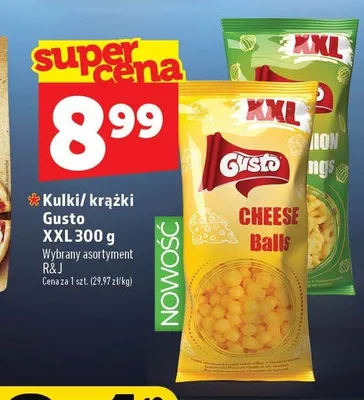 Krążki Gusto XXL promocja w TOPAZ