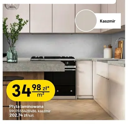 Płyta laminowana kaszmir Kronospan promocja w Castorama