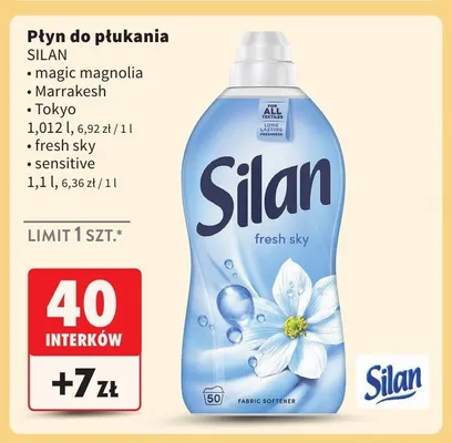 Płyn do płukania Silan Sensitive promocja w Intermarche