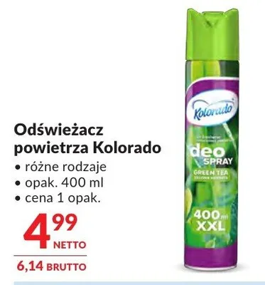 Odświeżacz powietrza Kolorado różne rodzaje promocja w Makro