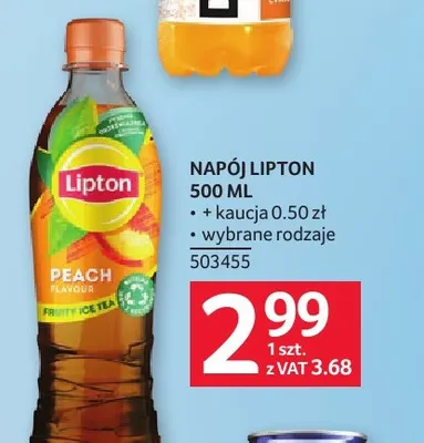 Napój Lipton promocja w Selgros