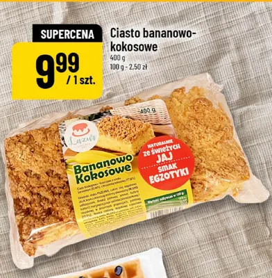 Ciasto bananowo-kokosowe Lazurowy promocja w POLOmarket