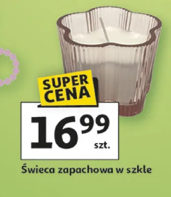 Świeca zapachowa w szkle promocja w Auchan