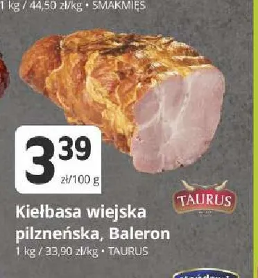 Baleron Taurus promocja w Marketvita