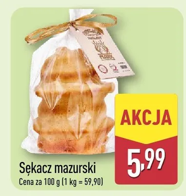 Sękacz mazurski promocja w Aldi