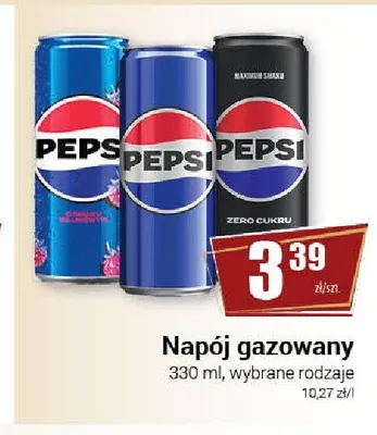 Napój gazowany Pepsi Zero Cukru promocja w Premium Nasz Sklep