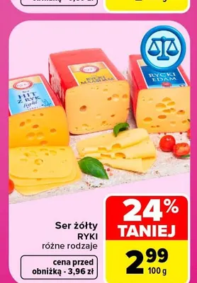 Ser żółty Ryki promocja w Carrefour