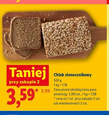 Chleb słonecznikowy promocja w Lidl