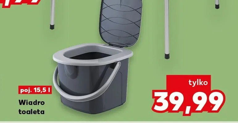 Wiadro toaleta promocja w Kaufland