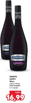 Wino Monte Santi promocja w Kaufland
