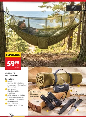 Nóż w stylu skandynawskim Wild Trek promocja w Biedronka