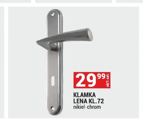 Klamka Lena kl.72 nikiel-chrom promocja w Merkury Market