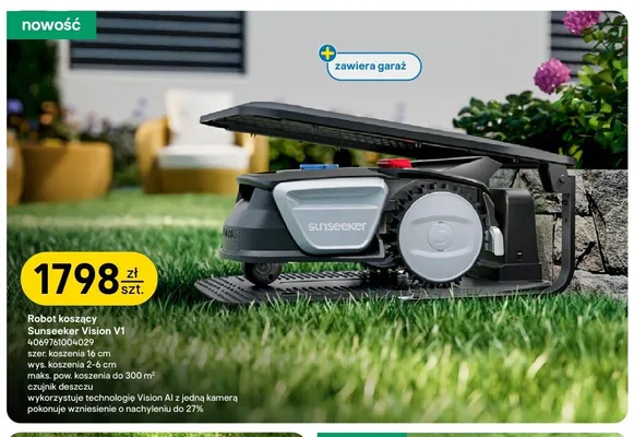 Robot koszący Sunseeker Vision V1 promocja w Castorama