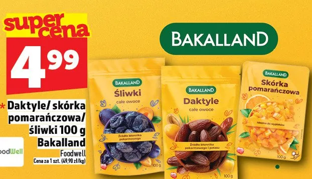 Daktyle / skórka pomarańczowa / śliwki promocja w TOPAZ