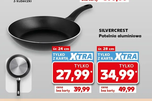 Patelnia aluminiowa 28 cm Silvercrest promocja w Kaufland