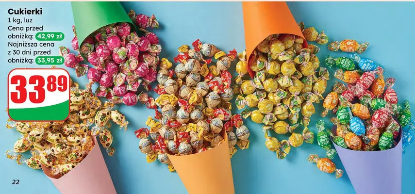 Cukierki na wagę promocja w Dino