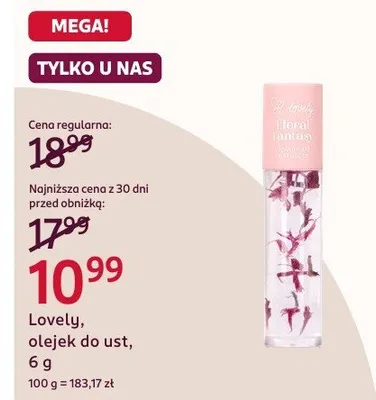 Olejek do ust promocja w Rossmann