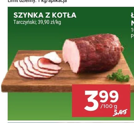 Szynka z kotła Tarczyński promocja w Stokrotka
