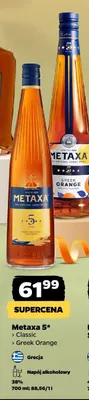 Napój alkoholowy Metaxa 5* Greek Orange promocja w Netto