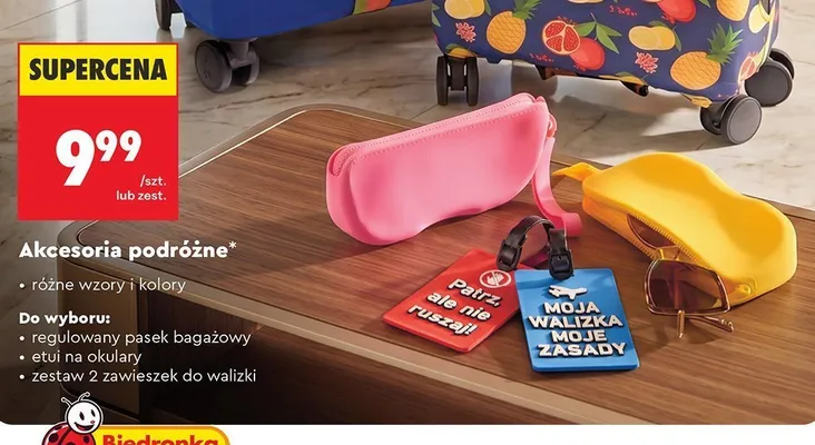 Regulowany pasek bagażowy Smukee promocja w Biedronka