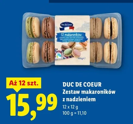 Zestaw makaroników z nadzieniem promocja w Lidl