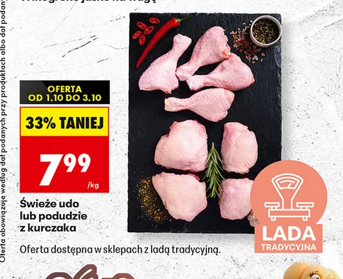 Świeże podudzie z kurczaka promocja w Biedronka