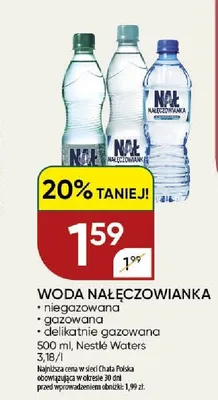 Woda niegazowana Nałęczowianka promocja w Chata Polska