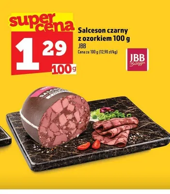 Salceson czarny z ozorkiem JBB Bałdyga promocja w TOPAZ