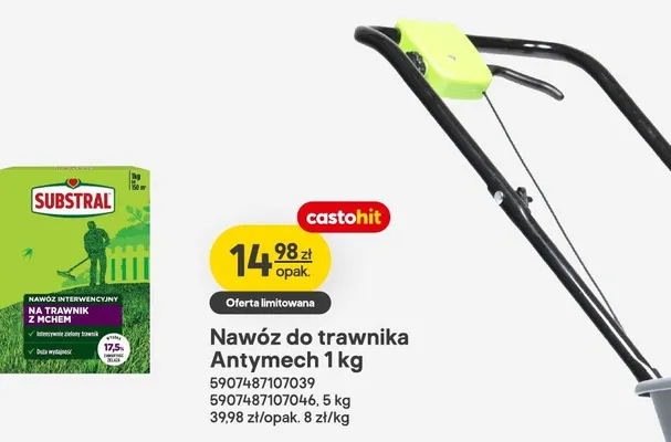 Nawóz do trawnika Antymech promocja w Castorama